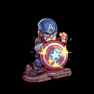 Simple mobile Avengers wallpaper