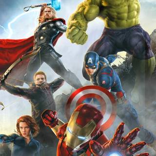 Simple mobile Avengers wallpaper