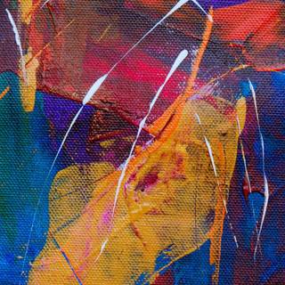 Acrylic abstract wallpaper