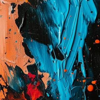 Acrylic abstract wallpaper