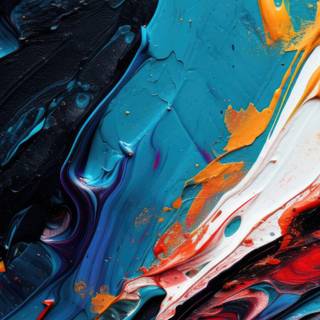 Acrylic abstract wallpaper