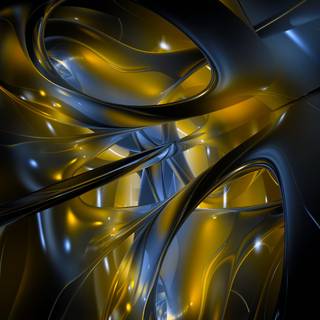 1920x1200 black gold abstract wallpaper