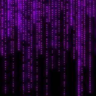 Purple Matrix wallpaper