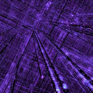 Purple Matrix wallpaper