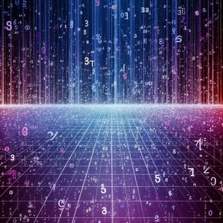 Purple Matrix wallpaper