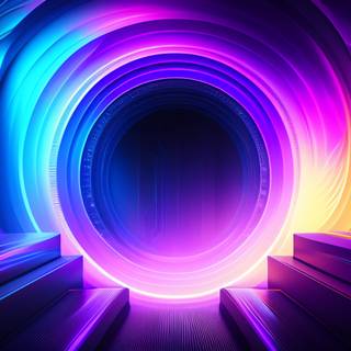 Purple Matrix wallpaper