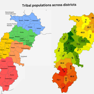 Chhattisgarh map wallpaper