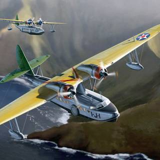 Flying boat wallpaper