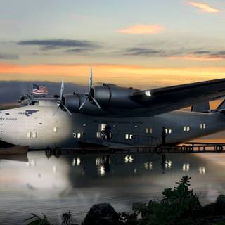 Flying boat wallpaper