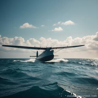 Flying boat wallpaper