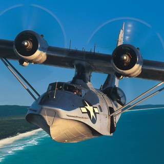 Flying boat wallpaper