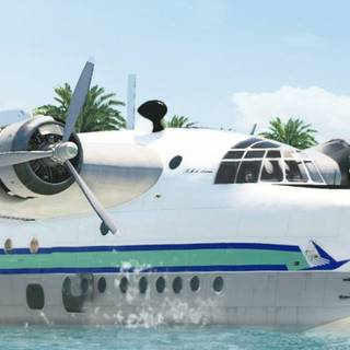 Flying boat wallpaper