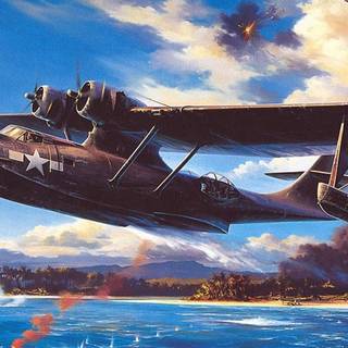 Flying boat wallpaper