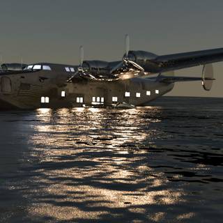Flying boat wallpaper