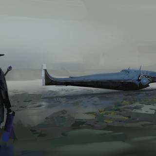 Flying boat wallpaper