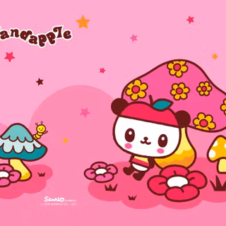 Pandapple wallpaper