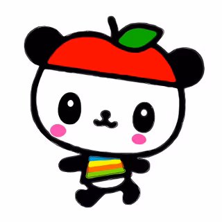 Pandapple wallpaper