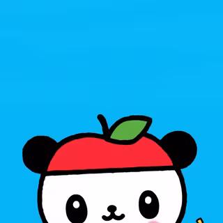 Pandapple wallpaper