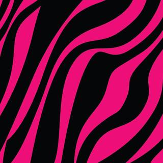 Pink zebra print wallpaper