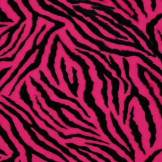 Pink zebra print wallpaper