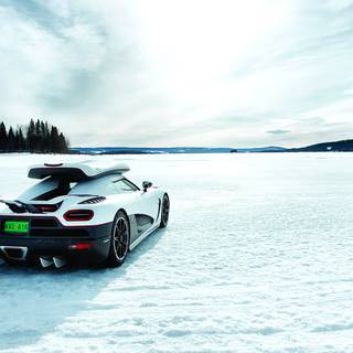 Winter sport cars wallpaper