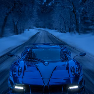 Winter sport cars wallpaper