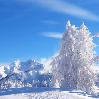 Desktop winter landscape wallpaper