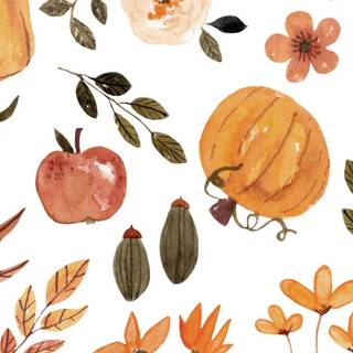 Cute autumn phone wallpaper