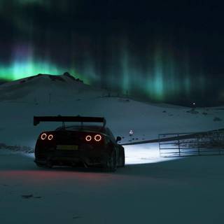 Winter sport cars wallpaper