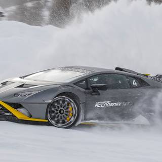Winter sport cars wallpaper