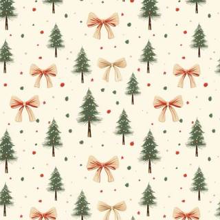 Christmas coquette wallpaper