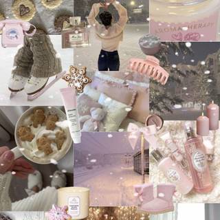 Christmas coquette wallpaper