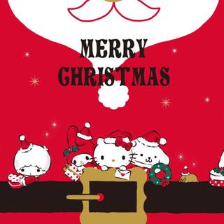 Hello Kitty Christmas laptop wallpaper