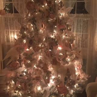 Christmas coquette wallpaper