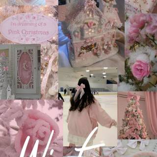 Christmas coquette wallpaper