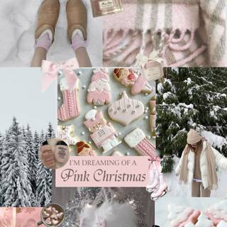 Christmas coquette wallpaper