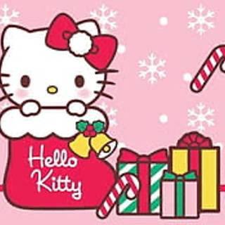 Hello Kitty Christmas laptop wallpaper