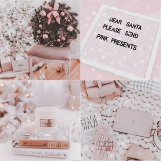 Christmas coquette wallpaper