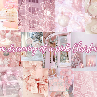 Pink Christmas Macbook wallpaper