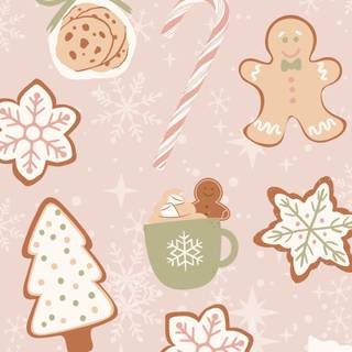 Christmas coquette wallpaper