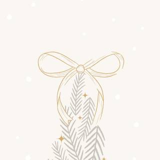 Christmas coquette wallpaper