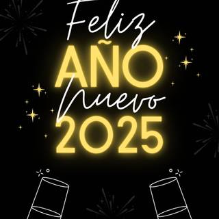 Feliz Año Nuevo 2025 wallpaper