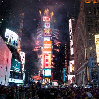 New Year ball drop wallpaper