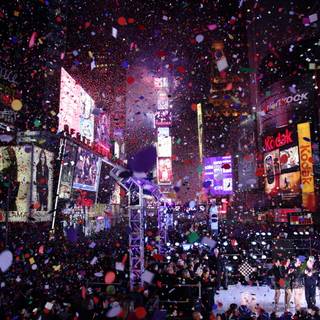 New Year ball drop wallpaper