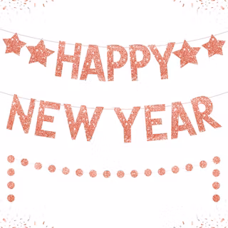 Pink Happy New Year wallpaper