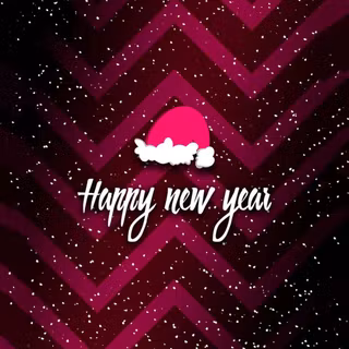 Pink Happy New Year wallpaper