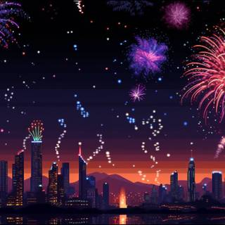 New Year 1280x720 wallpaper