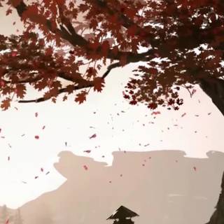 Samurai anime phone wallpaper