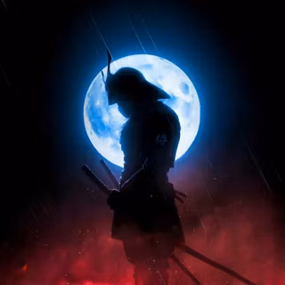 Samurai autumn 4k wallpaper