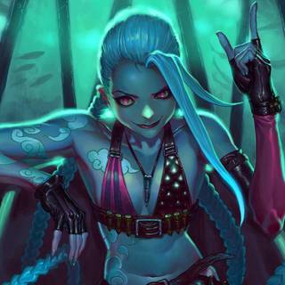 Jinx wallpaper